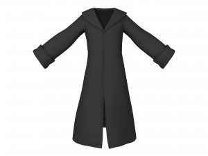 coat cartoon 3D Model