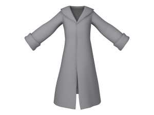 coat cartoon Modèle 3D