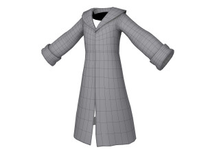 coat cartoon Modèle 3D