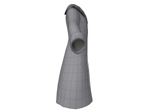 coat cartoon Modèle 3D