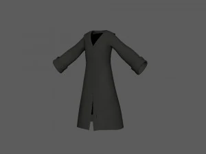 coat cartoon 3D Model