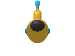 submarine cartoon 3D Model