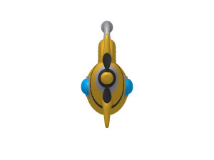submarine cartoon 3D Model