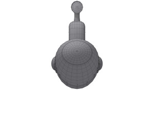 submarine cartoon 3D Model