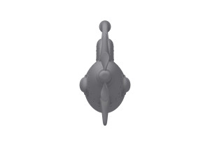 submarine cartoon 3D Model