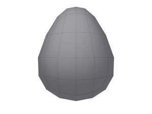 avocado cartoon Model 3D