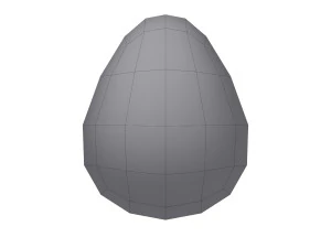 avocado cartoon 3D Model