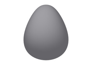 avocado cartoon Model 3D