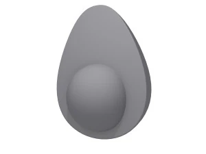 avocado cartoon 3D Model