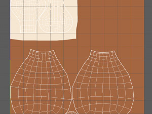 chicken leg cartoon 3D मॉडल