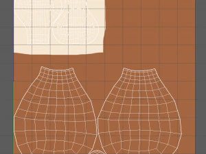 chicken leg cartoon 3D Model