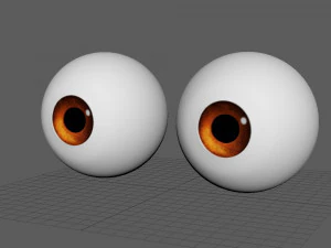 cartone animato occhi Modello 3D