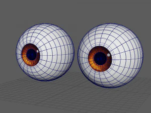 cartone animato occhi Modello 3D