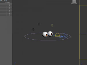 cartone animato occhi Modello 3D