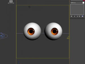 cartone animato occhi Modello 3D