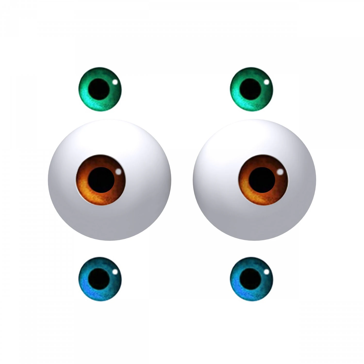 cartone animato occhi Modello 3D .c4d .max .obj .3ds .fbx .stl .blend 