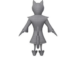cartone animato ninja ratto Modello 3D