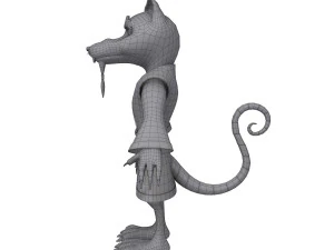 cartone animato ninja ratto Modello 3D