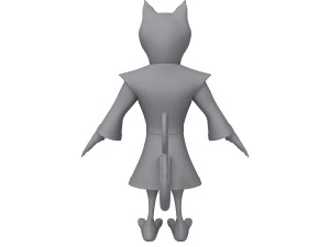 cartone animato ninja ratto Modello 3D
