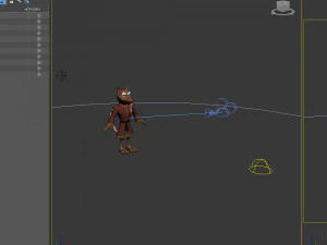 cartone animato ninja ratto Modello 3D