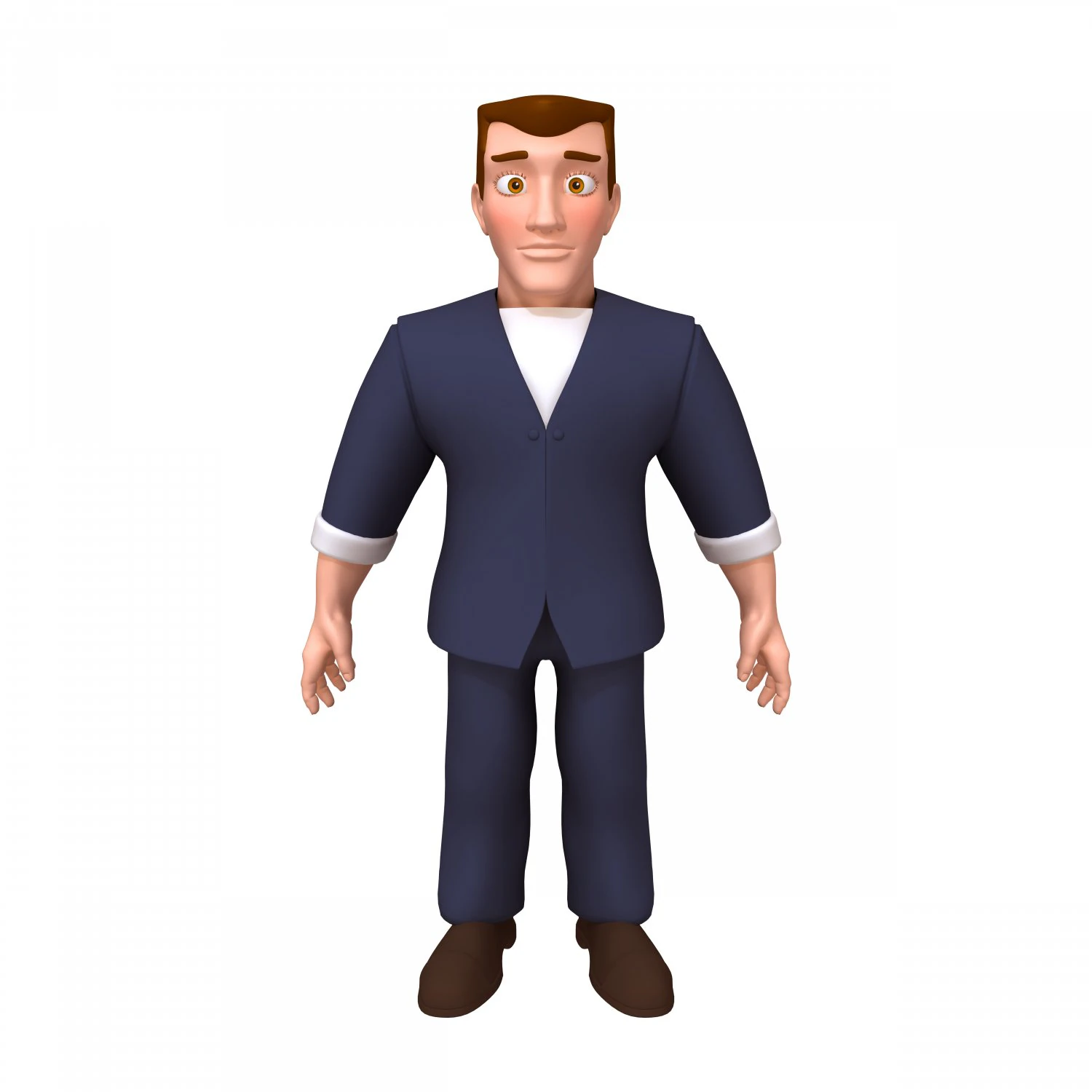 man cartoon 05 3D Model .c4d .max .obj .3ds .fbx .stl .blend 
