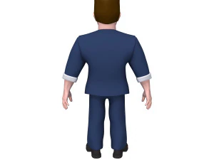 man cartoon 05 3D Model