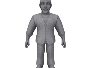 man cartoon 05 3D Модель