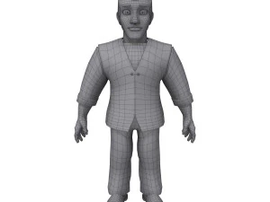 man cartoon 05 3D Model