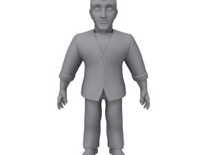 man cartoon 05 3D Модель