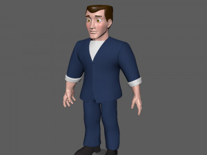 man cartoon 05 3D Модель
