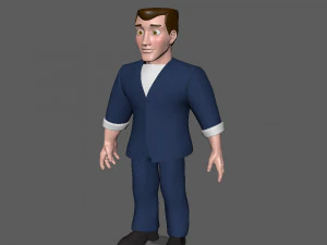 man cartoon 05 3D Model