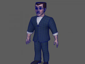 man cartoon 05 3D Model