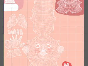 man cartoon 05 3D Model