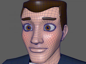 man cartoon 05 3D Model