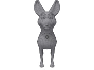 dog cartoon 03 3D 模型