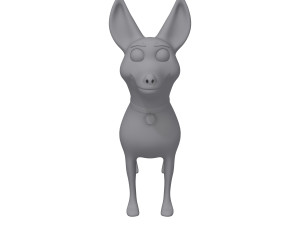 dog cartoon 03 3D 模型