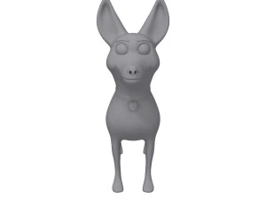 dog cartoon 03 3D Model