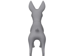 dog cartoon 03 3D Model