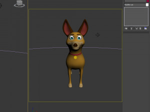 dog cartoon 03 3D 模型