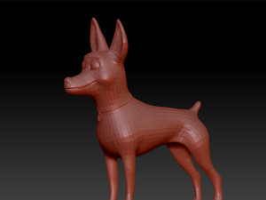 dog cartoon 03 3D 模型