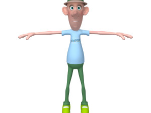 man cartoon 06 Modelo 3D