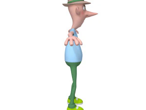 man cartoon 06 3D Model