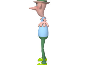 man cartoon 06 Modelo 3D