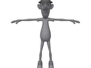 man cartoon 06 Modelo 3D