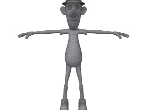 man cartoon 06 3D Model