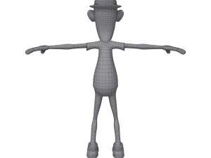 man cartoon 06 3D Model