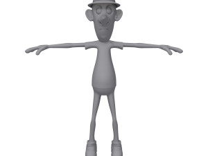 man cartoon 06 Modelo 3D