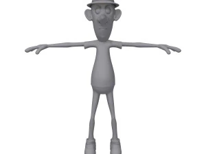 man cartoon 06 3D Model
