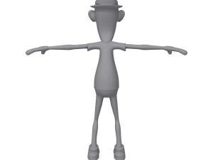 man cartoon 06 3D Model