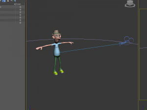man cartoon 06 3D Model